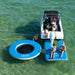 AquaDeck Inflatable U Shaped Pontoon for Outboard Boats with the SeaPool