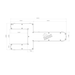 Bartlett 8.5m X 4m U-Shaped Inflatable Pontoon dimensions layout diagram top view