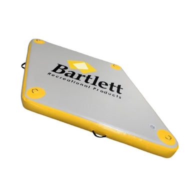 Bartlett diamond inflatable pontoon showing main design with logo and yellow accents