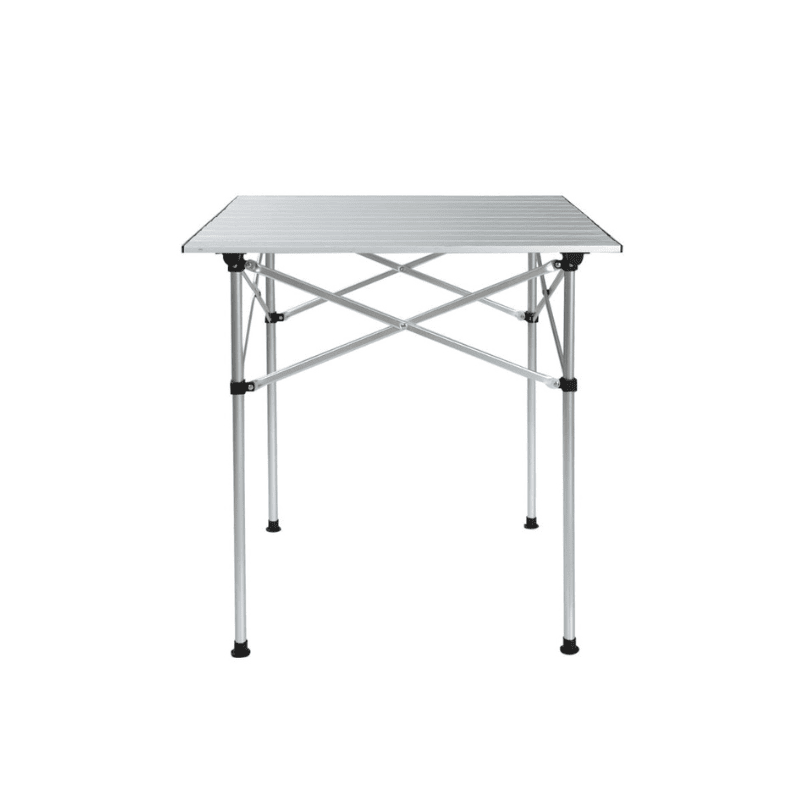 Aluminium folding table leg structure view for Compact Co. 2-Person Standard PLUS Camping Set