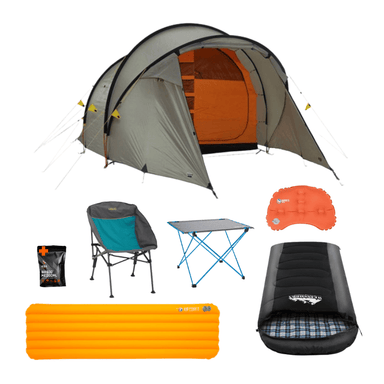 Compact Co. 4 Person Elite Camping Set All Inclusive Equipment View