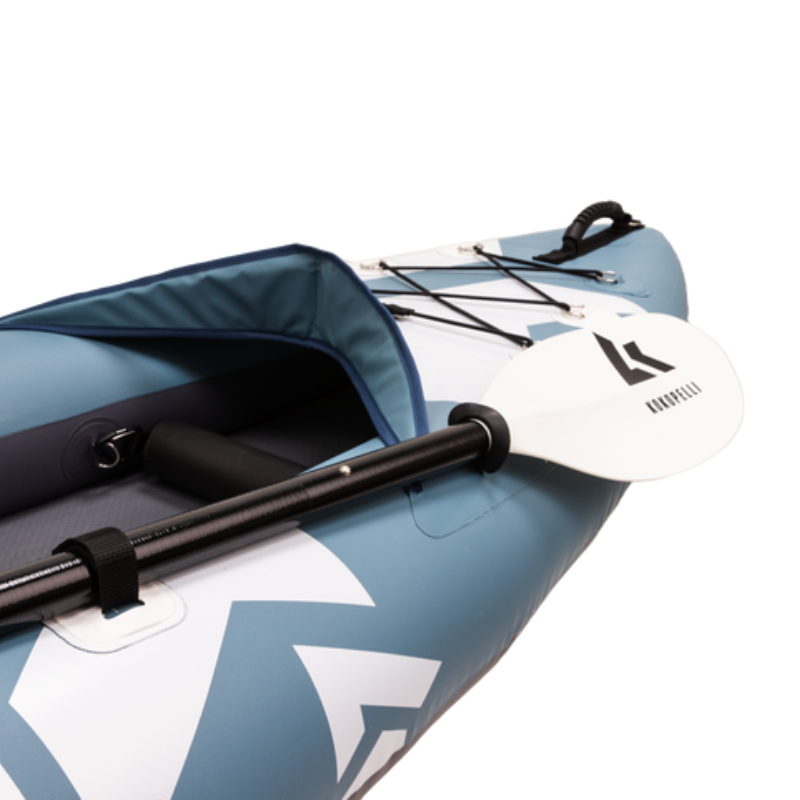 Kokopelli Platte-Plus 2-Person Inflatable Kayak in Smoke Blue — Compact Co