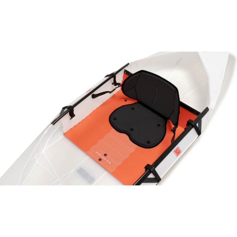 Oru Lake Kayak interior view showing seat