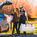 Oru Lake Kayak lifestyle shot unloading from car