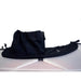 Oru Nylon Spray Skirt Black side view showing fit on kayak