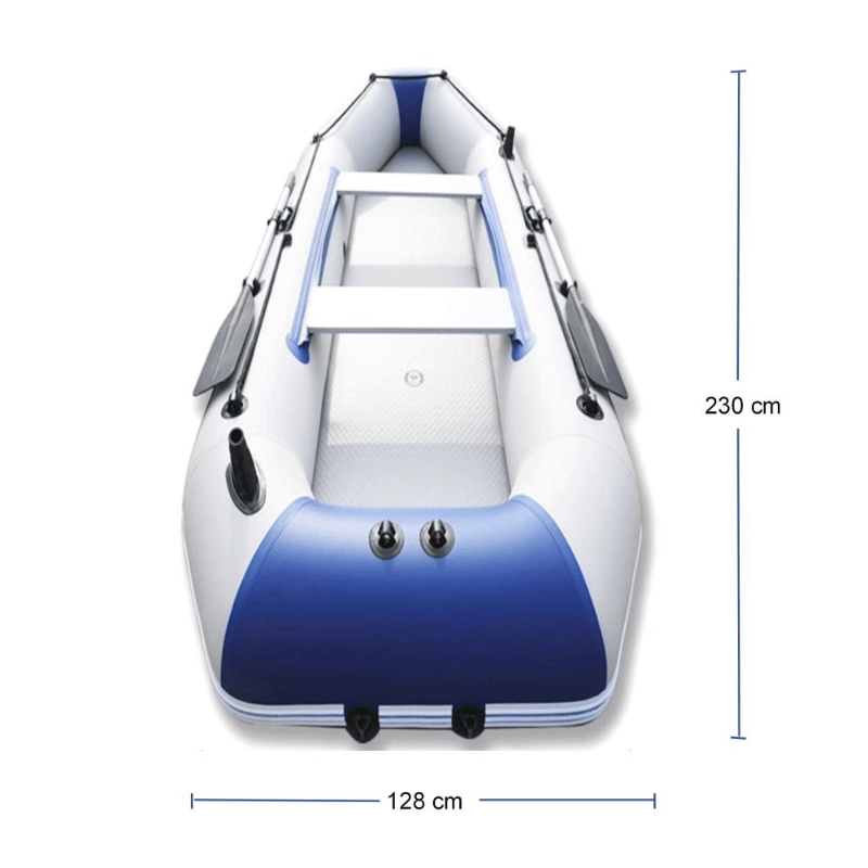 Solar Marine Boat smaller inflatable boat 2.3m 230cm dimensions in metric system