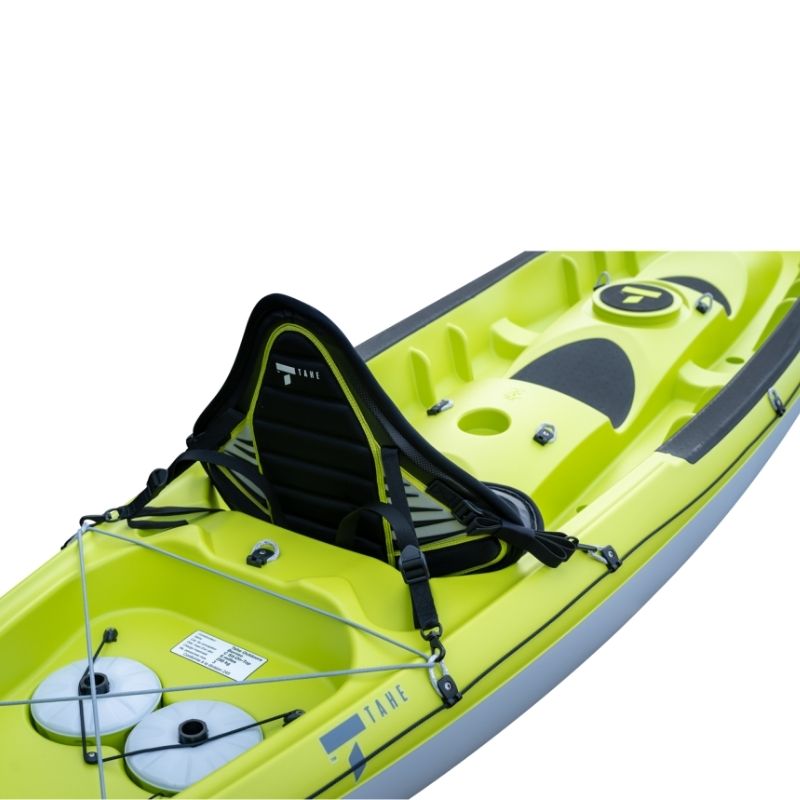 TAHE Kayak backrest seat ergonomic design in lime yellow kayak