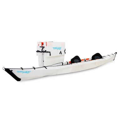 Terravent K3 Folding Kayak Extended and Folded With Two Seats