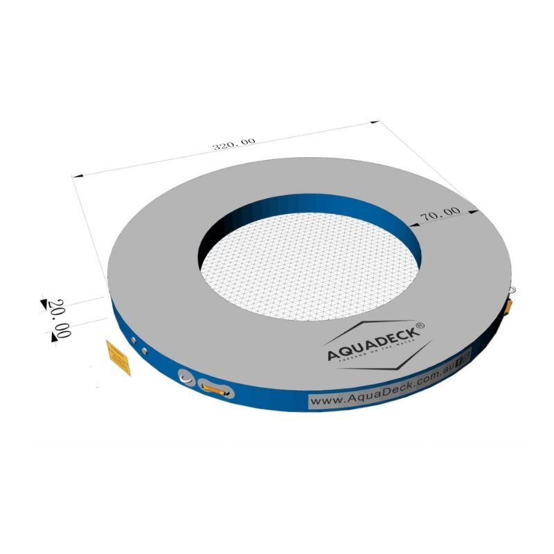 AquaDeck Small Inflatable Sea Pool dimensions