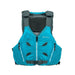 Astral V Eight PFD glacier blue, front view with mesh back, ideal for sailing and water sports