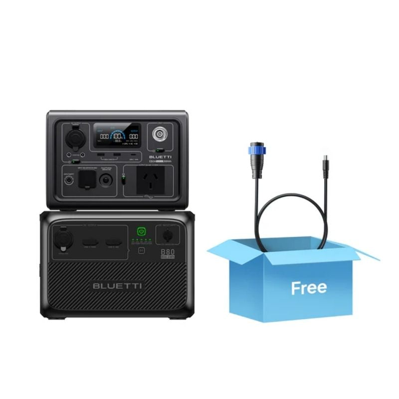 Bluetti EB3A portable power station with free accessories EB3A 600W