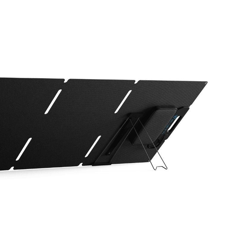 Back view of the Bluetti mp200 solar panel with kickstand