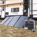 Bluetti PV350 350W solar panel in a camping setup