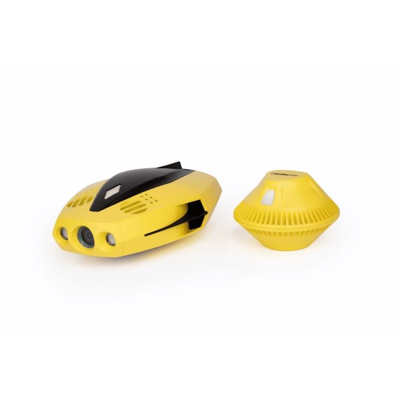 Chasing Dory underwater drone with compact design and accessories