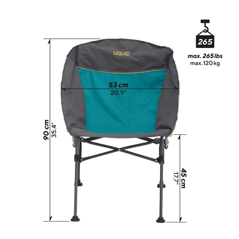 Compact Co. 2-Person Elite Camping Set chair dimensions and weight