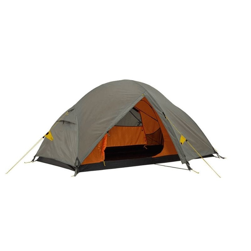 Compact Co. 2-Person Elite Camping Set gray and orange outdoor tent