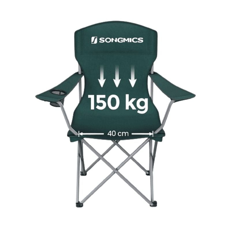 Compact Co. 2-Person Standard Camping Set chair with 150 kg weight capacity