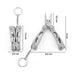 Compact Co. 2-Person Standard Camping Set mini multitool with size dimensions