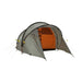 Side view of Compact Co. 4-Person Elite Camping Set tent with fully open entrance