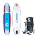 Connelly Drifter inflatable paddleboard 10ft SUP with pump, bag, and accessories