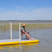 Man fishing on Bartlett Straight Inflatable Pontoon