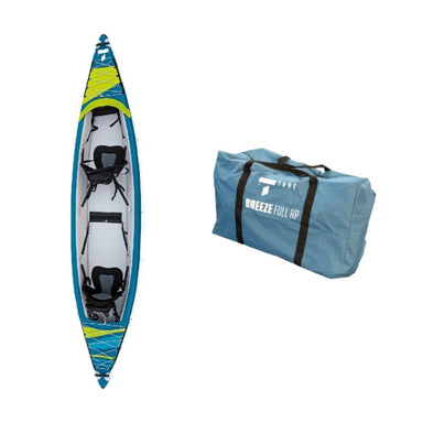 Kayak Air Breeze Full HP2 Pro inflatable kayak on water with paddlers