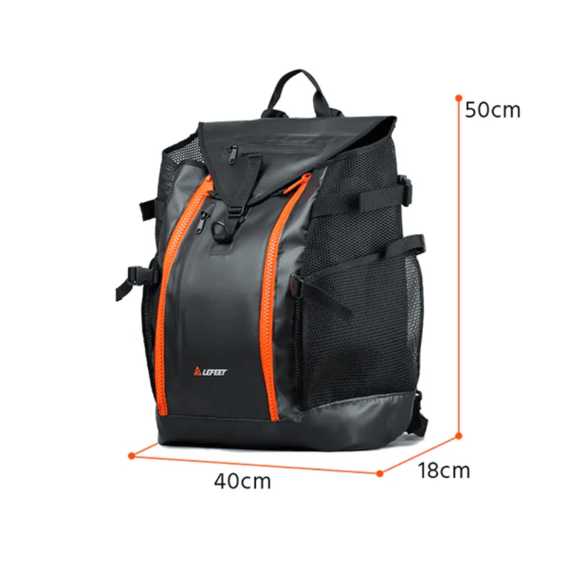 LEFEET Dive Gear Backpack dimensions 50cm 40cm 18cm