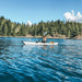 Oru Bay St Kayak paddling on calm blue water lake