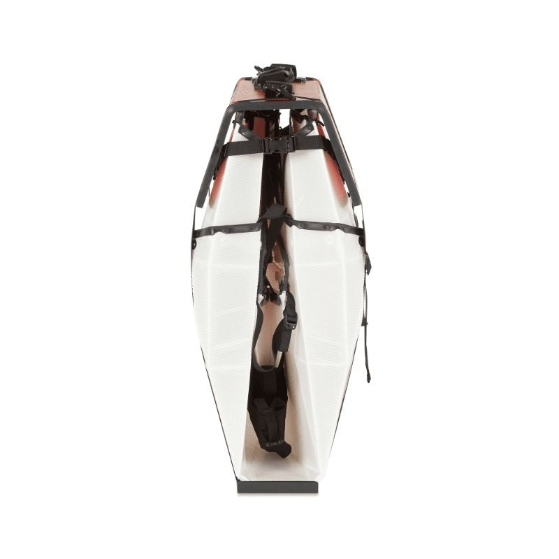 Oru Beach LT kayak folded into compact storage design