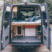 Oru Beach LT kayak packed compactly in a van for a road trip