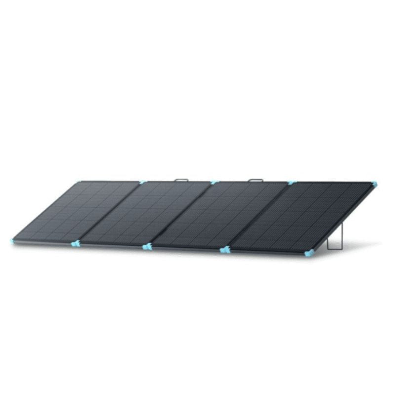 Renogy 400W Compact Mono Portable Solar Panel angled setup