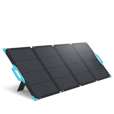 Renogy E Flex 220 portable solar panel with easy-to-set kickstands for optimal power efficiency