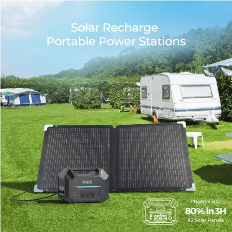 Renogy E.Flex 120W portable solar panel charging camping power station