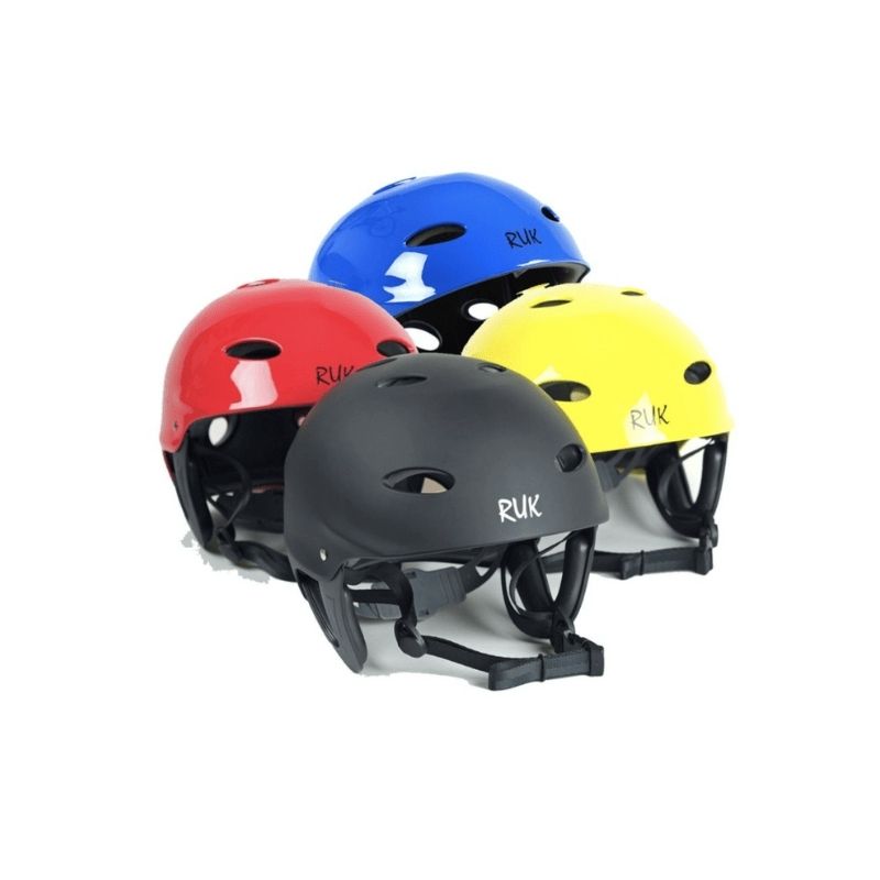 RUK Sport helmet collection in multiple colors for water sports safety