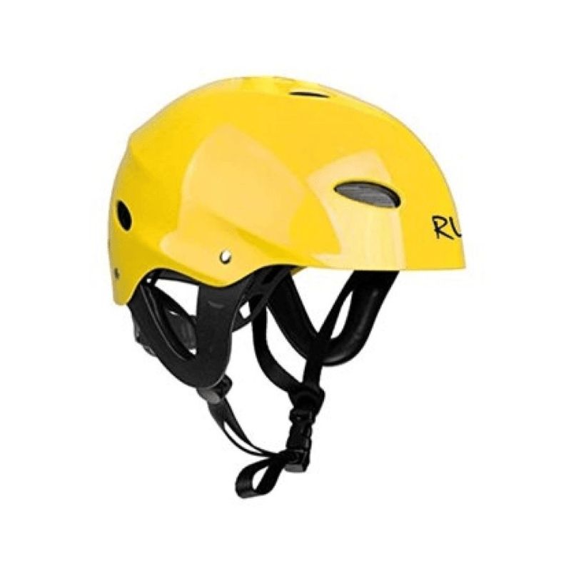 Yellow RUK Sport helmet ideal for rapid water sports