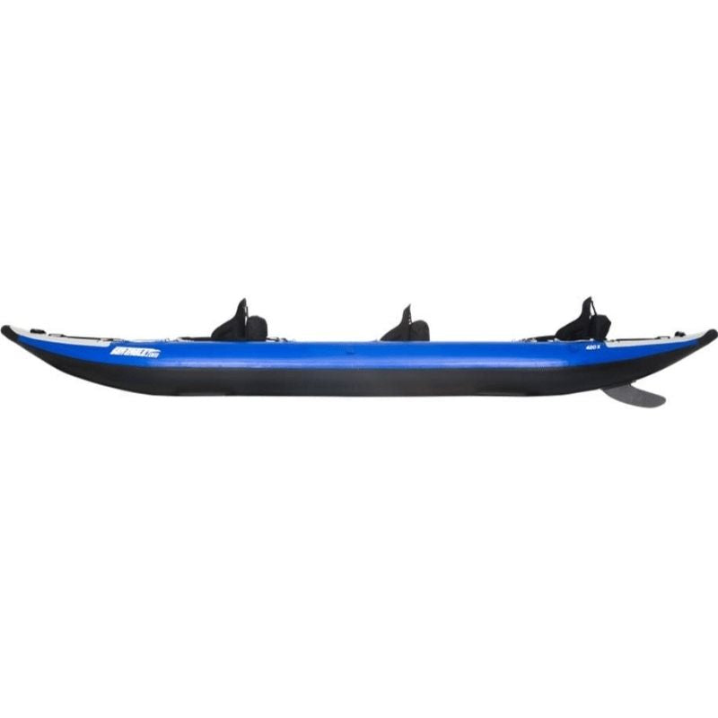 Sea Eagle 420x explorer inflatable kayak side profile view