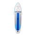 Surge All-Rounder 11'6" x 33" x 6" inflatable SUP top view showing board design