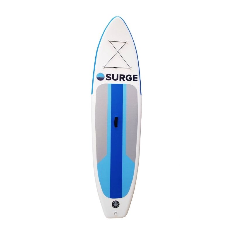 Surge All-Rounder 11'6" x 33" x 6" inflatable SUP top view showing board design