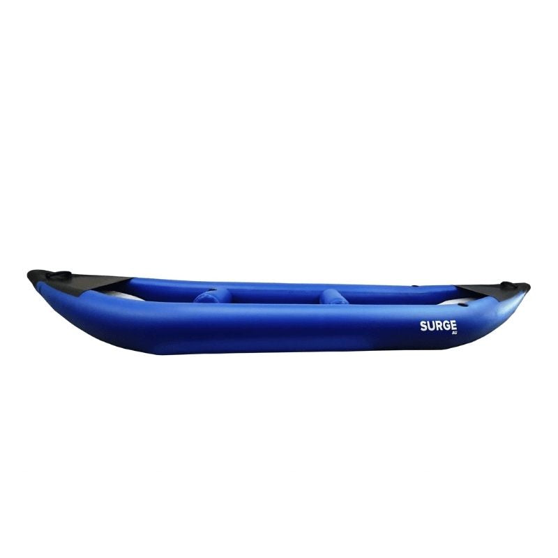 Surge Nile inflatable kayak drop stitch floor side view showing kayak structure