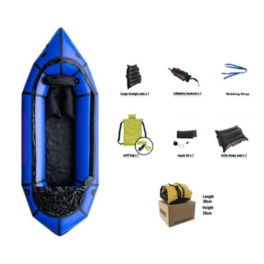 Surge packraft calm water with accessories inflatable backrest and paddle