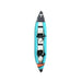 Tahe Beach Air K2 inflatable kayak with a top view of the two-person seats