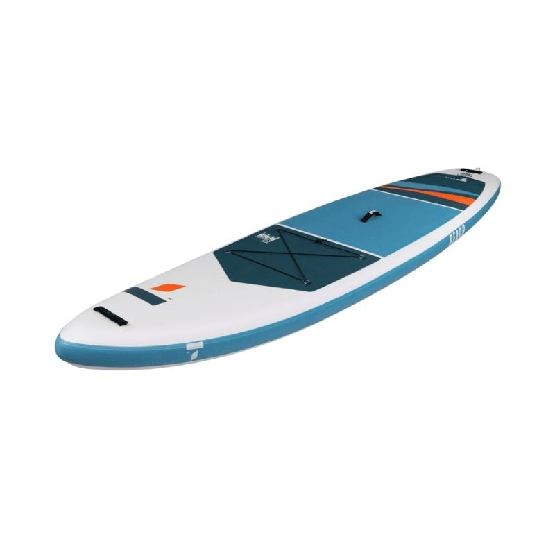 Side angle view of Tahe Beach Wing 11'0 inflatable paddleboard