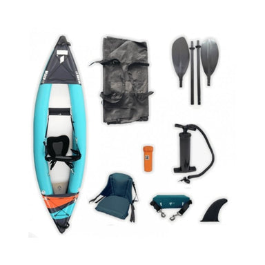 Tahe Kayak Air K1 Pack 1 person inflatable set with paddles and accessories