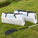 Terravent K2 Folding Kayak packaged for storage on grassy area